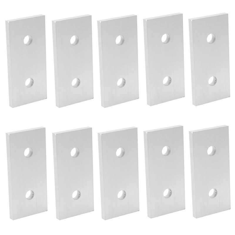 10Pcs Joining Plate Aluminum Flat Connecting Reinforcement Tool for Construction