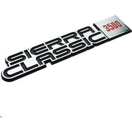 Sierra Classic 3500 2p Fender Nameplate 1984 1985 1986 1987 1988 1989 Emblem