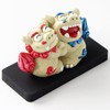 Fukufuku Hugshisa Protection Evil Protection Good Luck Figurine Okinawa Souvenir