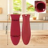 Fkereg 2 Pack Silicone Handle for Cast Iron Skillet, Non