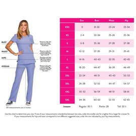 HeartSoul Break on Through Women Scrubs Set Shaped V-Neck Top 20710 & Drawstring Pant 20110 (Grape 3XL / 3XL)