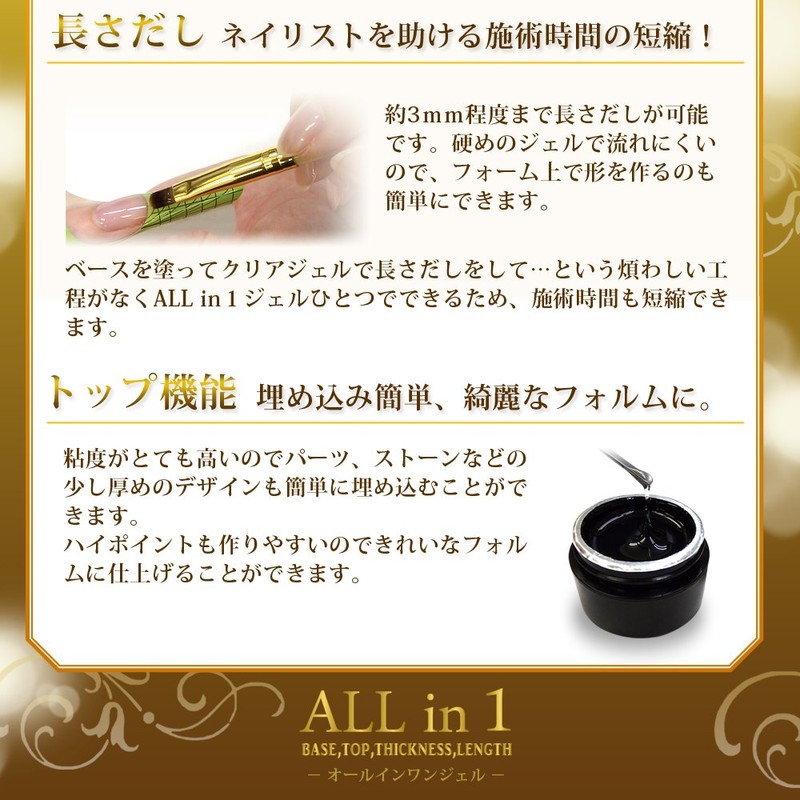 [mo-doderaka-sa] Nail [Industrial Gel] o-ruinwanjeru 15 G Out Off Out Off