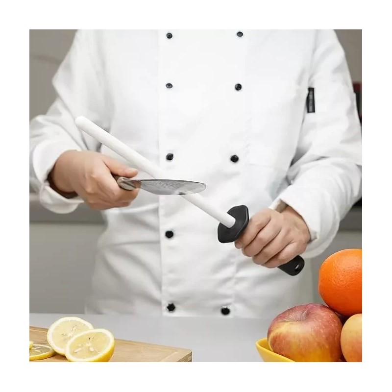 15 Inch Ceramic Sharpening Stone Honing Rod for Kitchen Knives