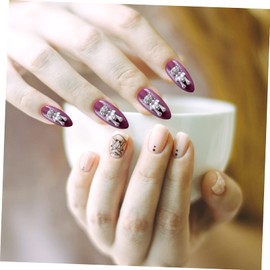 minkissy 40 Pcs 3D Bear Nail Accessories Face Gems Metal Nail Charms Nail Gem Stickers Glitter Stickers Bow Nail Charms Bear Charms for Nail Art Resin Stickers Supplies Rhinestones Unique