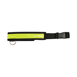 Equisafety Reflective LED Flashing Dog Collar - Yellow - Dog Collar Size - L