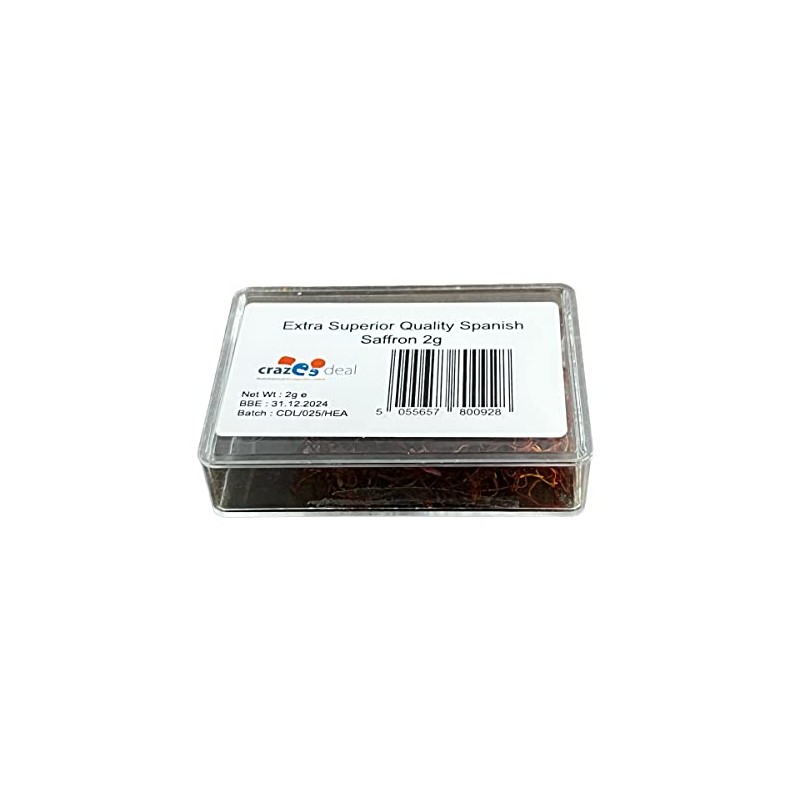 Crazee Deal | Extra Superior Pure Spanish Saffron Strands 2g