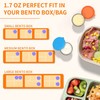 6 PCS Salad Dressing Container, 1.7 oz Small Condiment Containers