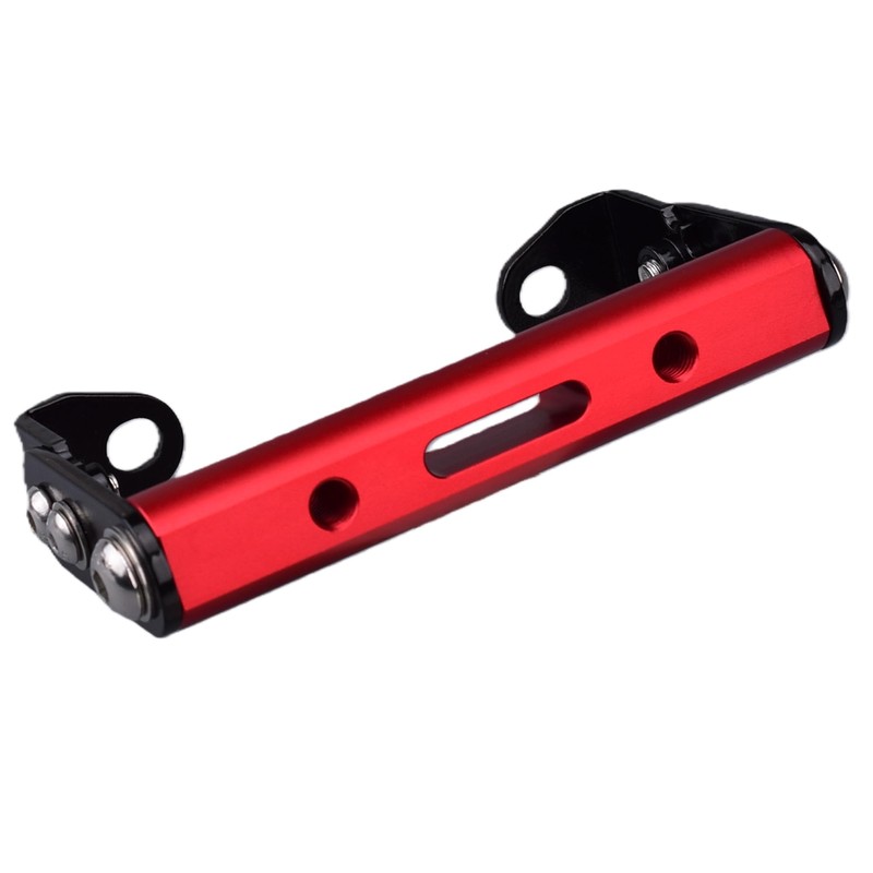 HRuizqバイク用マルチバーホルダーに適用 モンキーCT125ハンターカブ(JA55/JA65) 125(JB02/JB03/JB05) ダックス125(JB04/JB06) (赤)