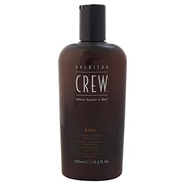 American Crew Champú, acondicionador y gel de baño 3 en 1 para hombres 15.2 onzas