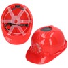 Hard Hat with Solar Fan Plastic Ventilated Safety Helmet Breathable