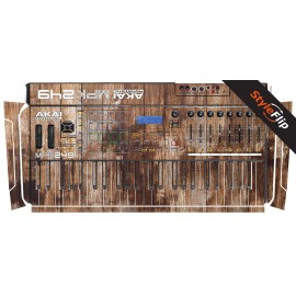 StyleFlip Skins Akai MPK 249 Skin | Wood 1 | Protective Decal | StyleFlip Skins