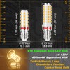 E14 LED Bulb AC100V-265V Warm White 2700K 450lm 4W Equivalent