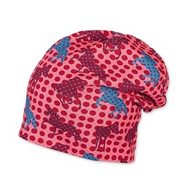 Sterntaler Girls Slouch Beanie Hat, Red (Coral 835)
