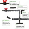 34 PC Tubing Fitting Set: 1/2" Tubing Fittings - Tees,