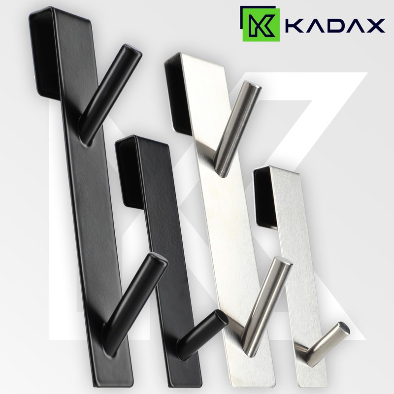 KADAX Door Hooks for Hanging, Door Coat Rack Hooks, Door