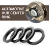 MLY 4 PCS Hub Centric Rings, Vibration-Reducing Vehicle Wheel Spacers,