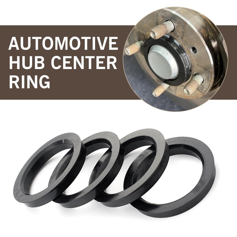 MLY 4 PCS Hub Centric Rings, Vibration-Reducing Vehicle Wheel Spacers,
