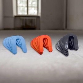 Horseshoe Shims Tile Spacers Plastic Shims Horseshoe U Shaped 1/16 Inch 100/Package Blue TXZWJZ
