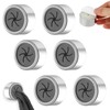 Prasacco 6 Pcs Self Adhesive Dish Towel Holder - Round