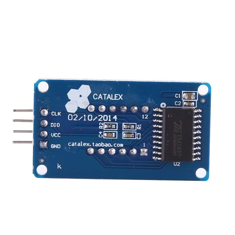 4Pcs 0.36 Inch 3.3~5.5V LED 4-Digit Adjustable Brightness Display Module