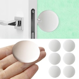2" Door Stopper Wall Protector 8 Pack, Self-Adhesive Handle Stopper, Wall Shield Bumper Stop Wall Damage & Noise from Doors, Shock Absorbent Gel for Home Office, White