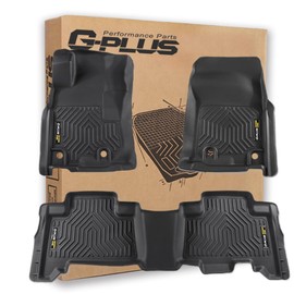 G-PLUS Floor Mats Compatible with Toyota 4Runner 2013-2024/Compatible with GX460 2014-2023 3 PCS Floor Liner Cargo Mats TPE