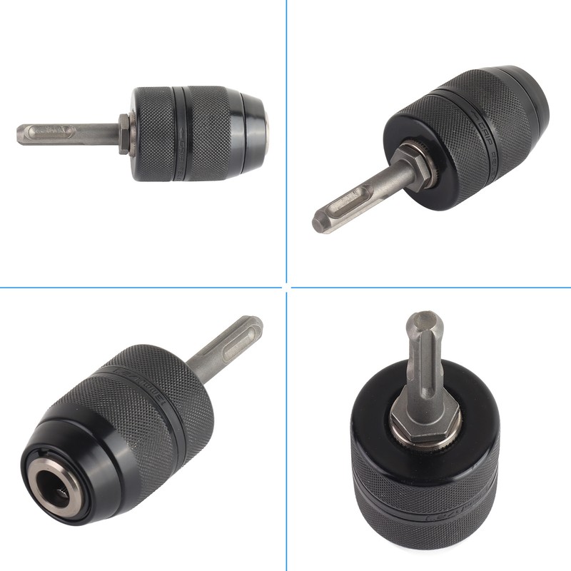 2‑13mm Capacity Metal Keyless Lathe Drill Chuck Converter with SDS