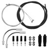 Gemtte Bicycle Brake Cable Set, 2 Sets Bowden Cable Universal