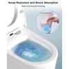Toilet Seal Rings Silicone Toilet Gasket Fit for TOTO THU440-A