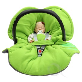 New SWADDLING Soft Polar Fleece CAR SEAT Smart Cocoon WRAP (Green)