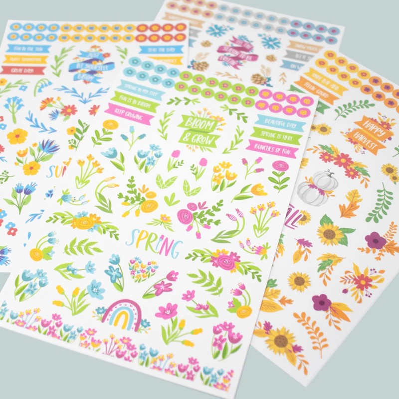 bloomdailyplanners bloom daily planners Planner Sticker Pack, Decorative Florals