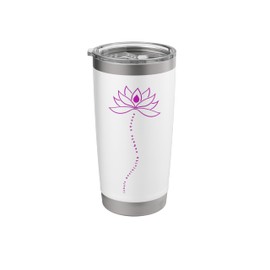 Inhale Positivity Exhale Stress Mindfulness Meditation Yoga Stainless Steel Insulated Tumbler
