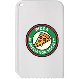 Azeeda 'Pizza Appreciation Society' Plastic Ice Scraper (IC00045578)