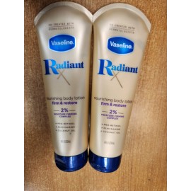 Vaseline 2 Pack: Vaseline Radiant Firm & Restore Body Lotion, 8 fl oz ea.  W2E