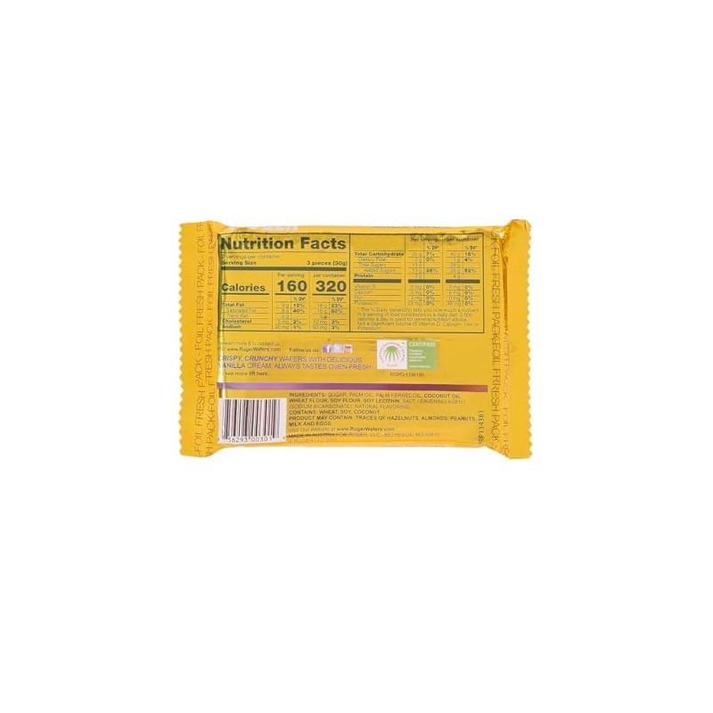 Ruger Wafers- Austrian Vanilla Wafers- 2.125 Ounce (Pack of 12)
