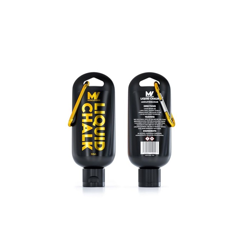 LIQUID CHALK by Muscleverse | Improved Grip | Sweat-Free Hands