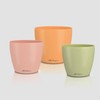 LECHUZA Classico Color 14 Deco Linden Table Pot Matte Surface