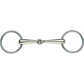 SPRENGER Wassertrensen Gebiss 18 mm (Sensogan) mit Edelstahl Ringen, 14.5 cm, 18 mm