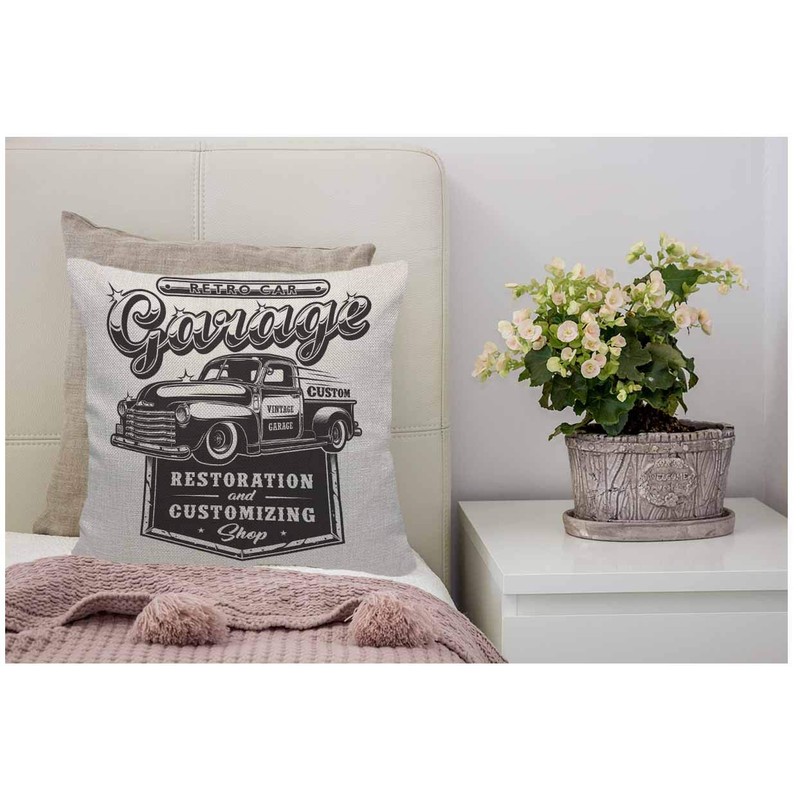 WONDERTIFY Throw Pillow Cover Case Vintage Waves Nature Sun and