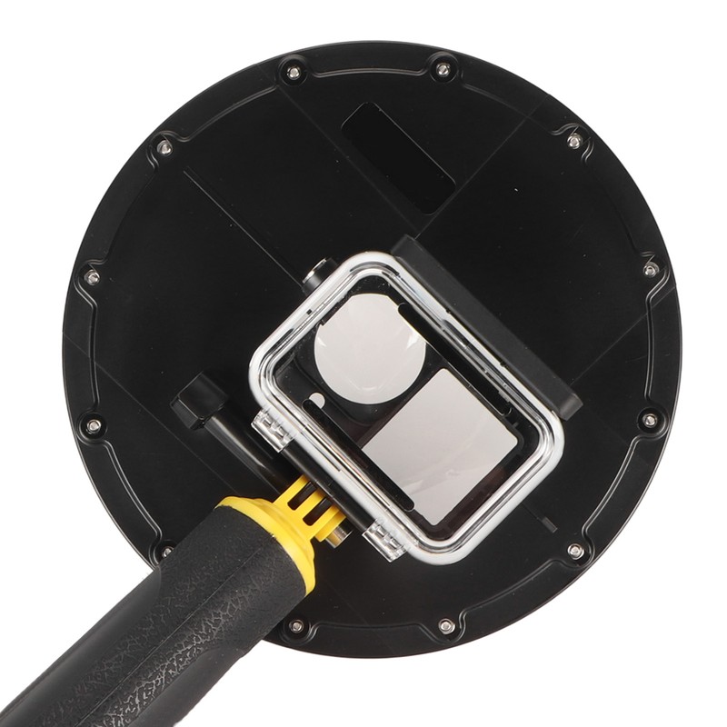 Dome Port IP68 98.4ft Waterproof Underwater Diving Lens Cover Housing