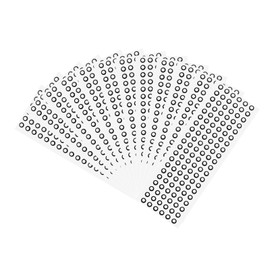 uxcell 2400 Pcs 3D Scanner Markers 3mm Low Reflective 3D Scanning Dots 3D Tracking Dots Reference Point 3D Target Diffuse Reflection Markers for Camera-Based 3D Scanners(3x5mm)