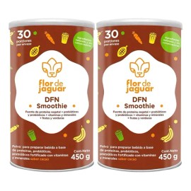 Flor De Jaguar | Pack 2 Dfn Smoothie En Polvo Sabor Cacao