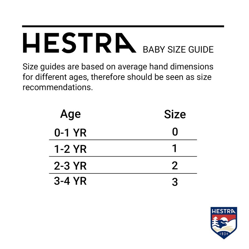 Hestra Youth Baby Zip Long Mitts, Cerise, 1