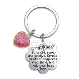 Fmekosdz Sunflower Inspirational Quote Gifts Sunflower Gifts For Women Encouraging Keychain Girlfriend Gifts Bestie Jewelry Friendship Gifts For Women Uplifting Gifts Best Friend Birthday Keychain