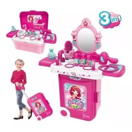 Innovaciones Beauty Set Tocador Maletin Maquillaje Transportable 3 En1