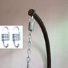 Markeny 2PCS Hammock Spring，Markeny Hardened Galvanized Steel Extension Spring Coil