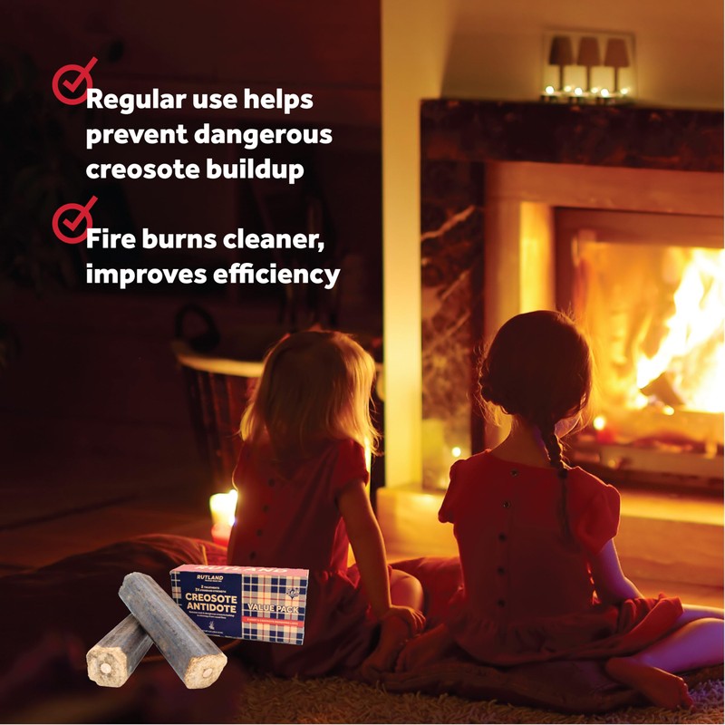 Rutland Creosote Antidote™ - Triple Power Remover Fire Logs -