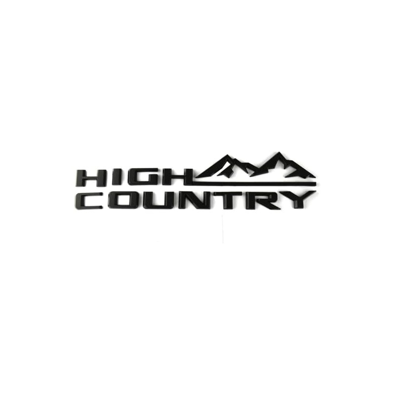 1Pc High Country Emblem Rear Tailgate Letter Logo Car Badge