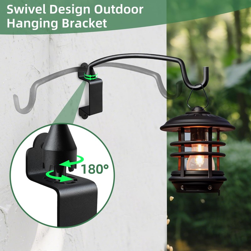 AJHXZMFC Plant Hooks for Wall, Outdoor Plant Hanging Bracket Wall
