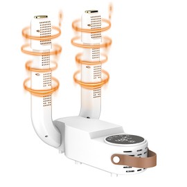 FLITI Electric Shoe Dryer, Boot Warmer, Electric Shoe Dryer Adjustable 90° Bracket, with 0-120mins Timer, UV Function, for Shoes, Gloves, Hats